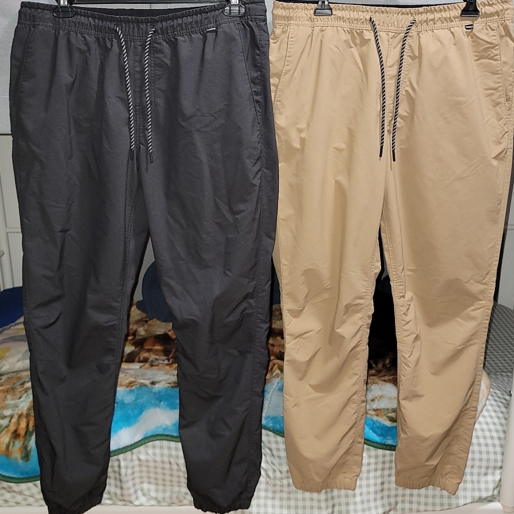 2 Pairs of Hurley Twill Joggers Pants